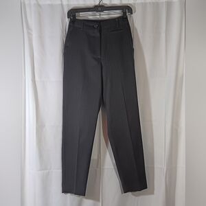 Moschino Cheap And Chic Womens 6 Gray Wool Pants Italy Dress Ankle